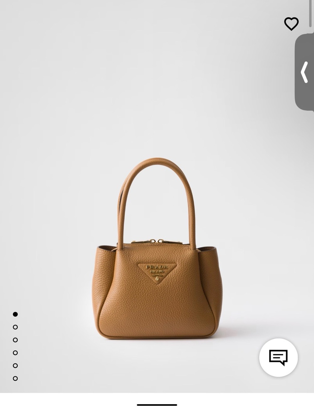 Prada Liaison mini leather handbag